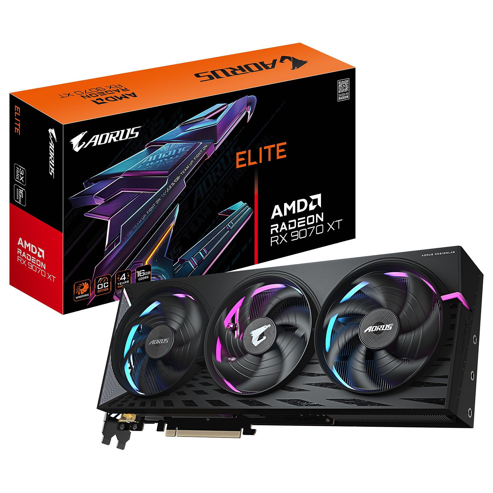 Gigabyte AORUS Radeon RX 9070 XT ELITE 16G